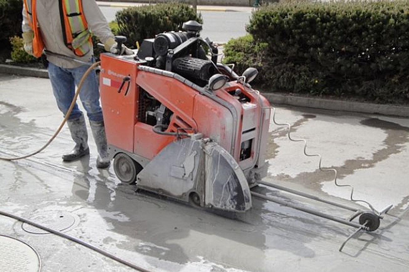 Concrete Slab Saw Cutting Edmonton